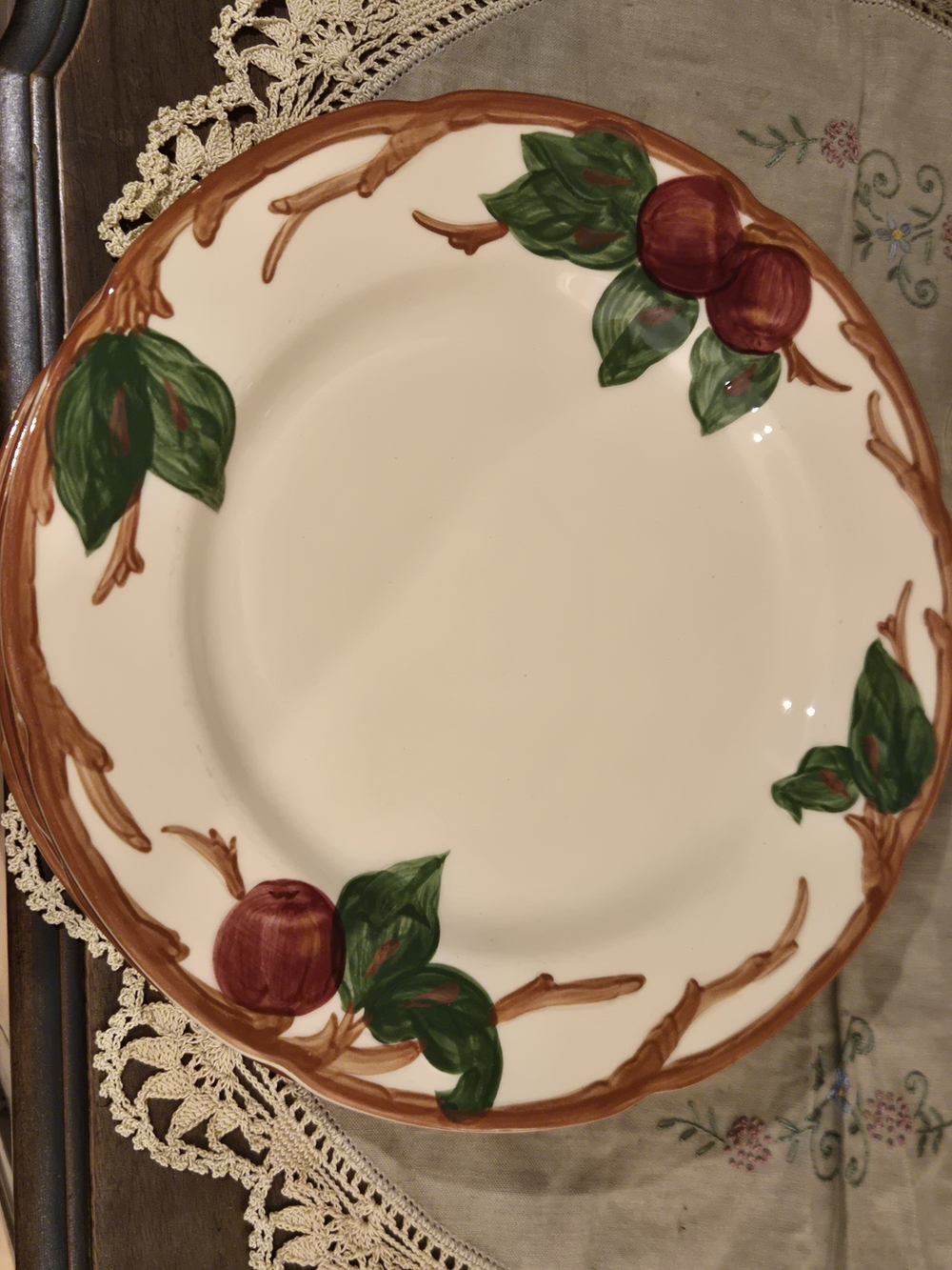 Franciscan Apple, Lot of Assorted Plates, Bowls, and Teacups